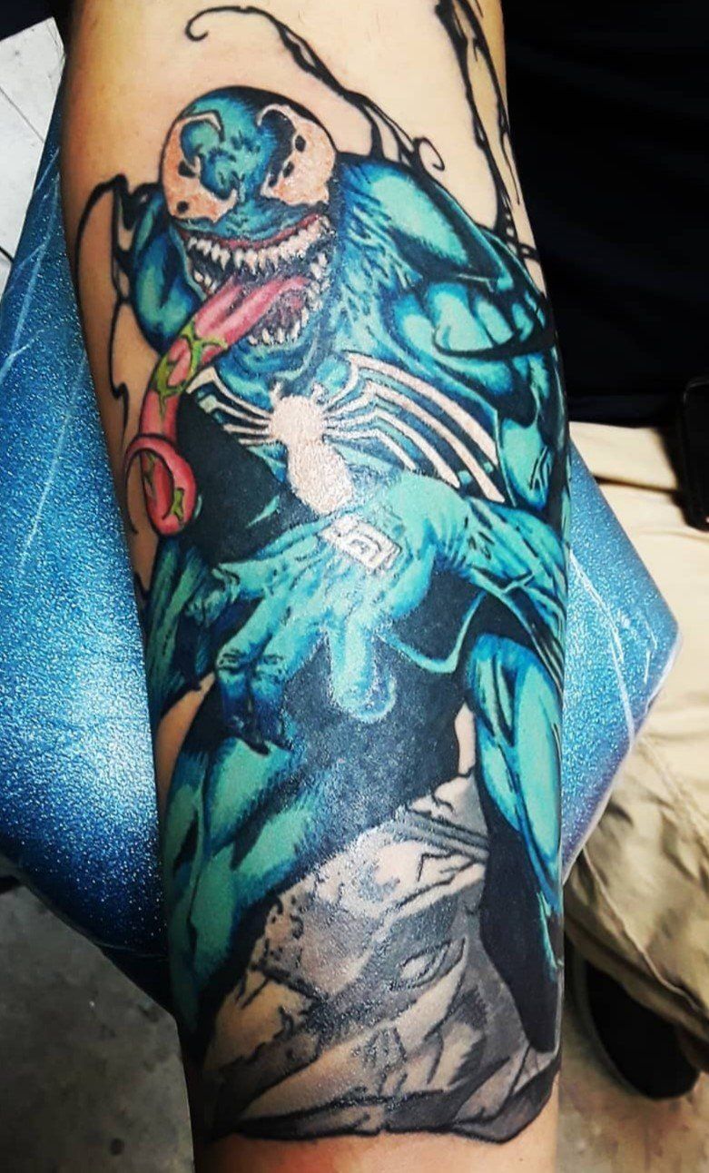 Venom Tattoo — San Antonio, TX — Skin Graphics Tattoos & Body Piercing