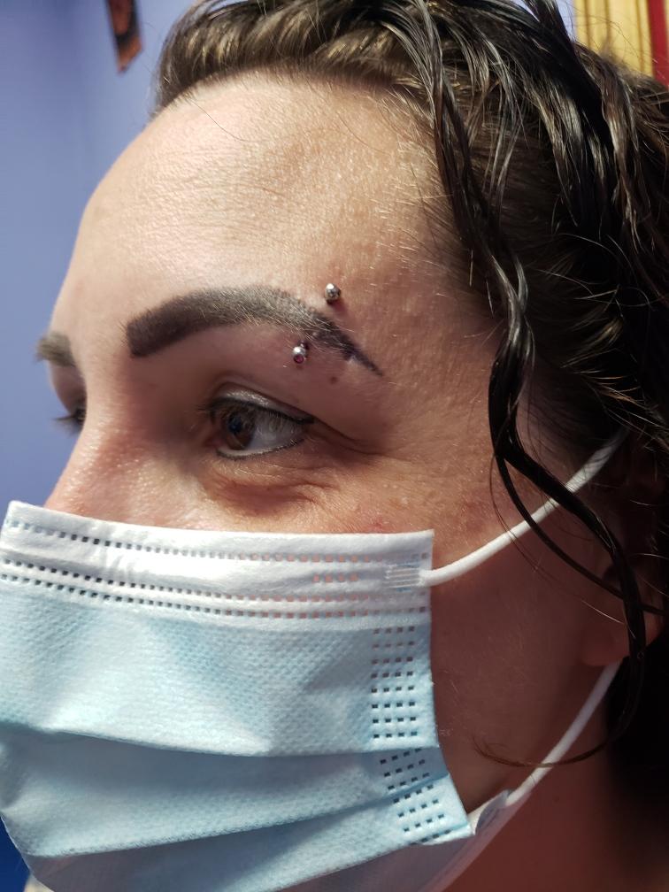 Eye Brow Piercing — Skin Graphics Tattoos & Body Piercing — San Antonio, Texas