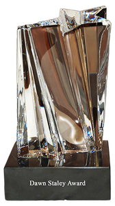 Image of the Dawn Staley Award trophy