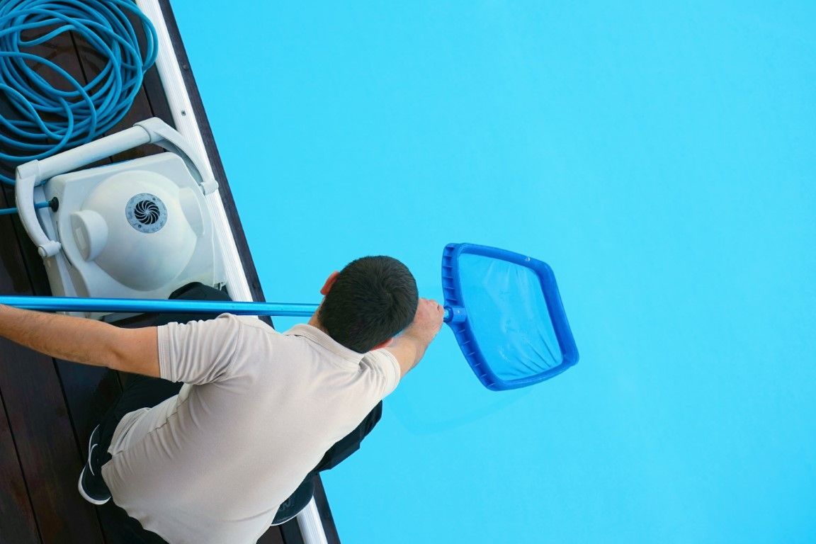 An image of pool cleaning services in Springfield, MA