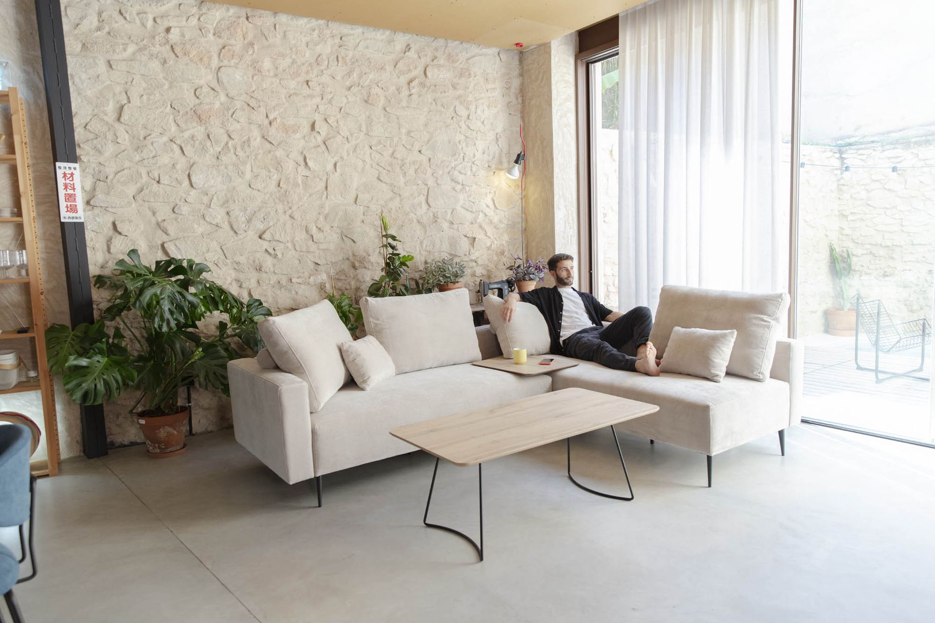 Divano Redford in soggiorno.