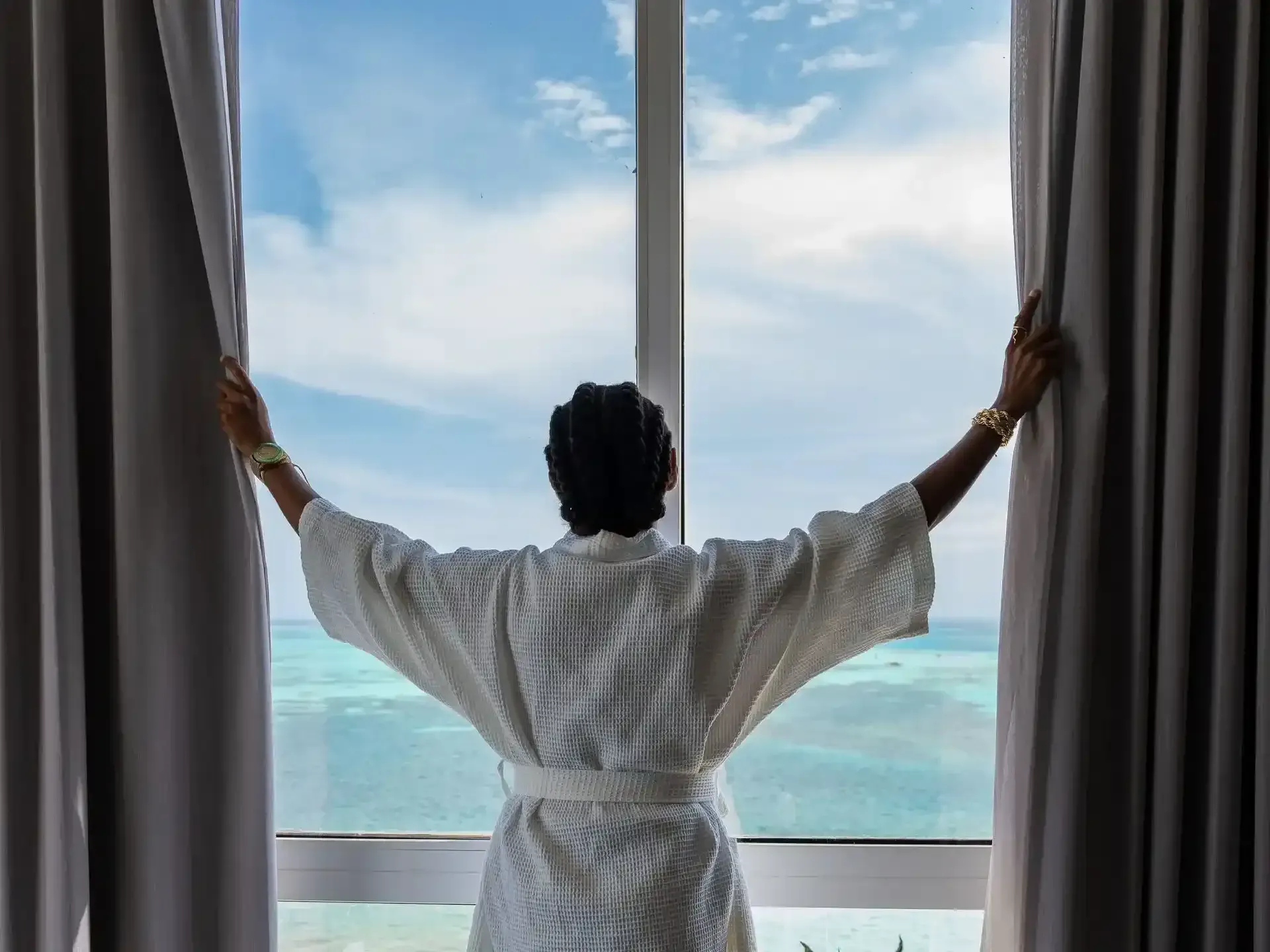alojamiento en san andres con vista al mar