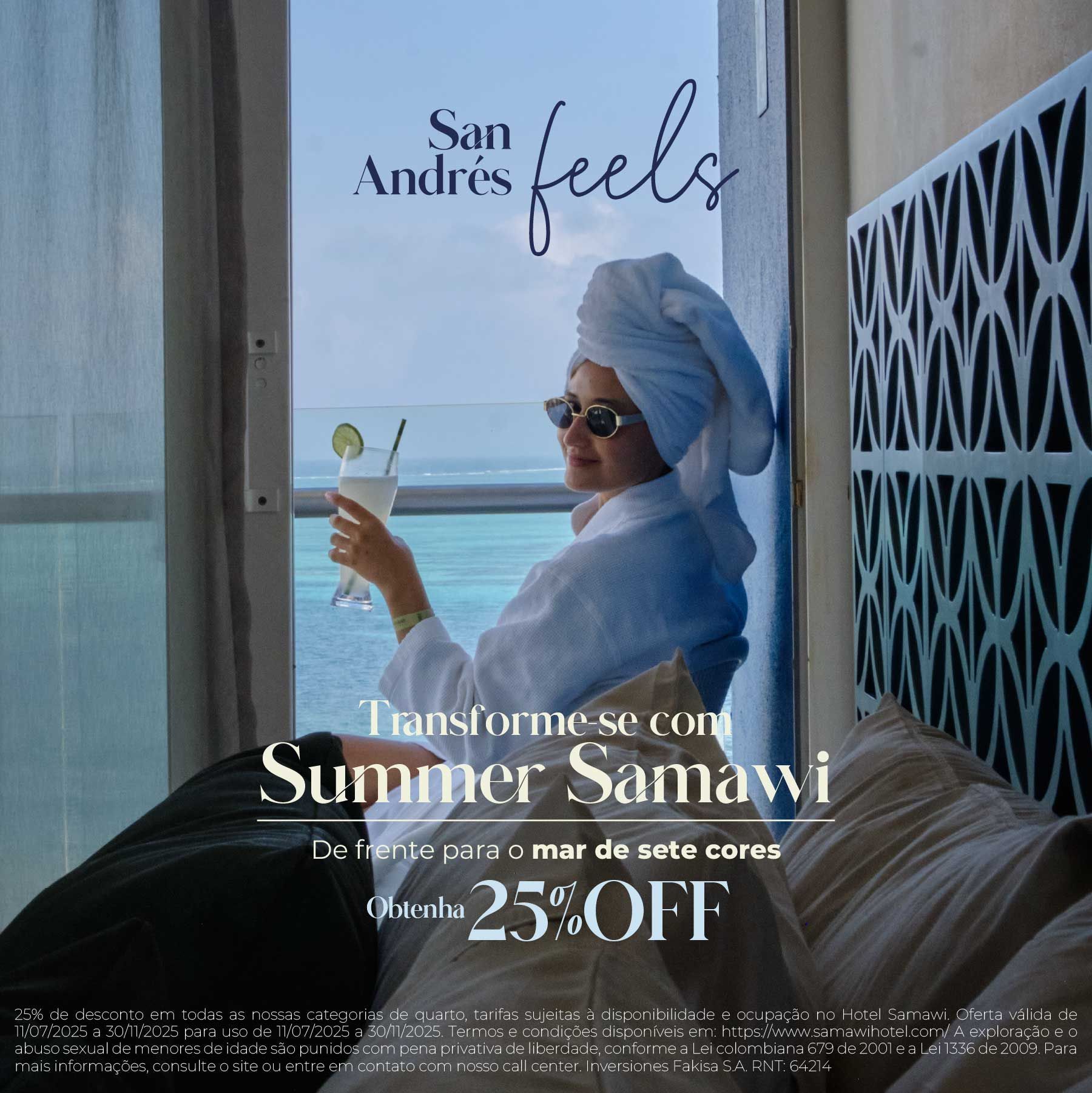Reserva en San Andrés con el 20% de descuento en Samawi