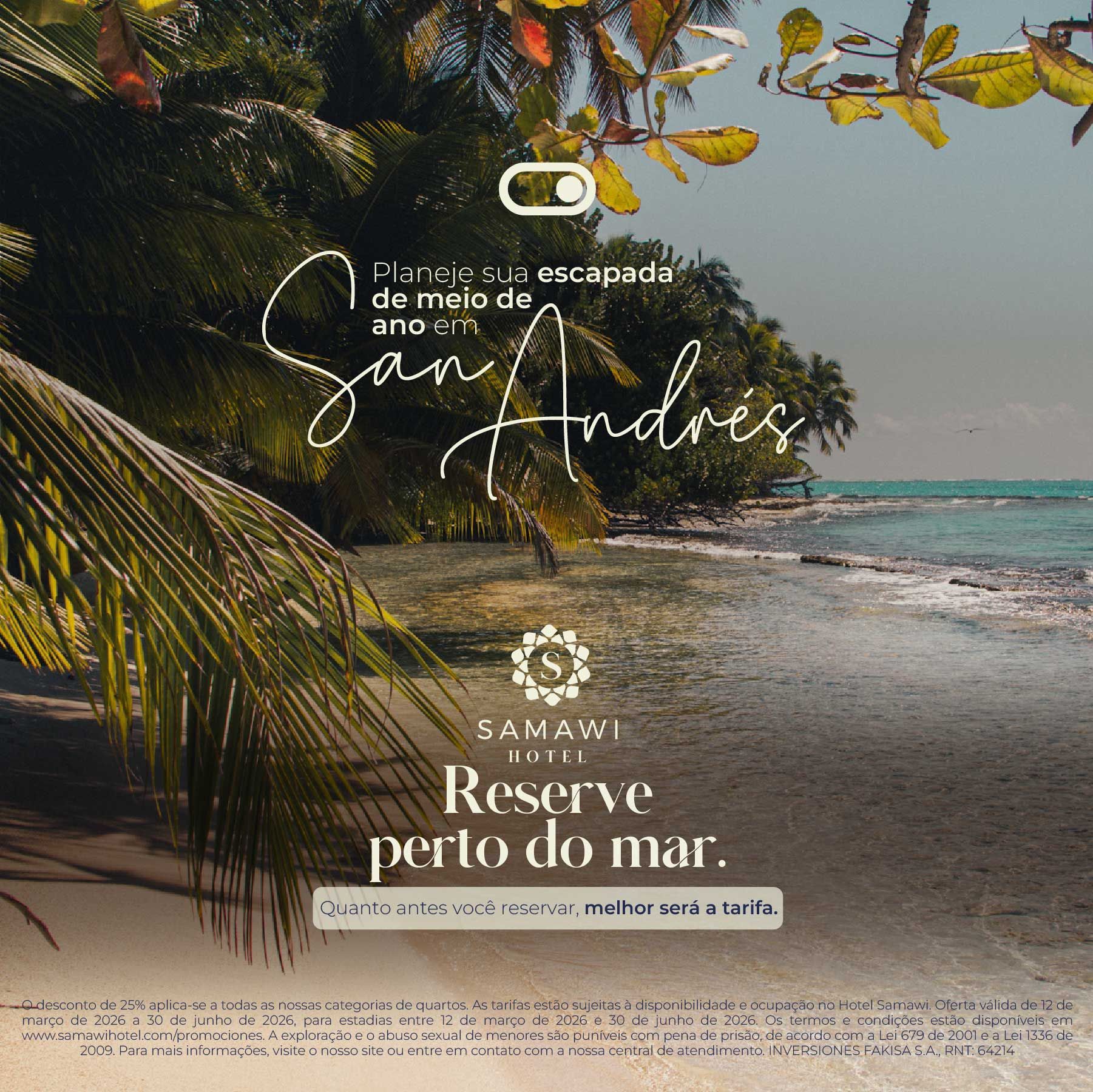 Reserva en San Andrés con el 20% de descuento en Samawi