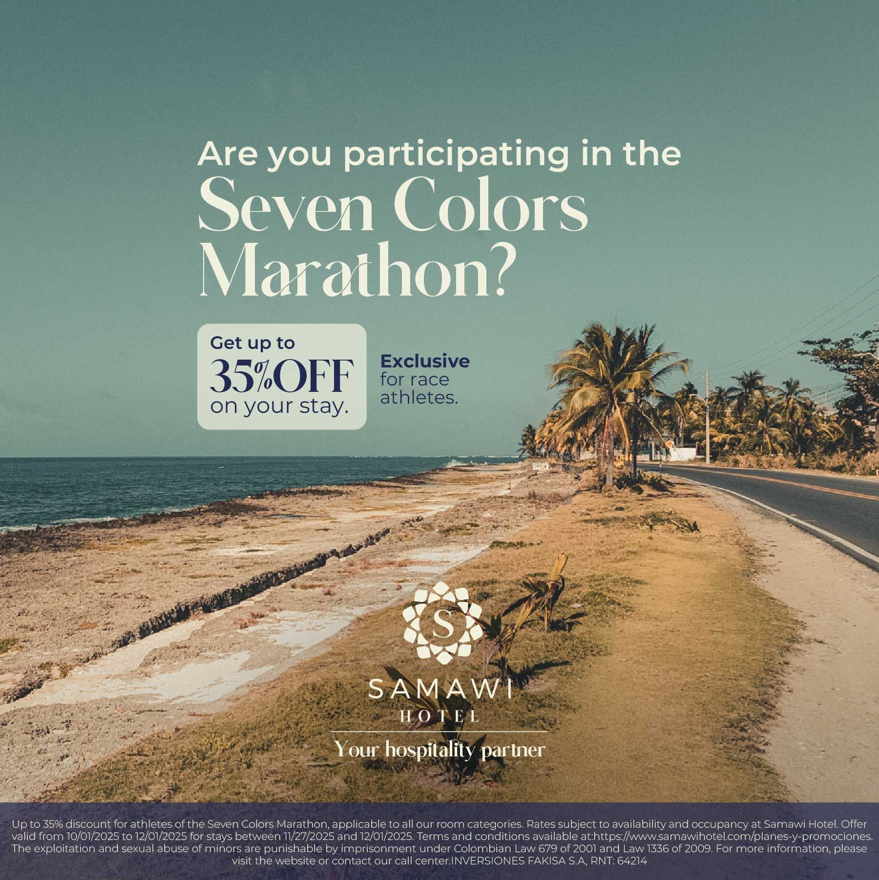 Reserva en San Andrés con el 20% de descuento en Samawi