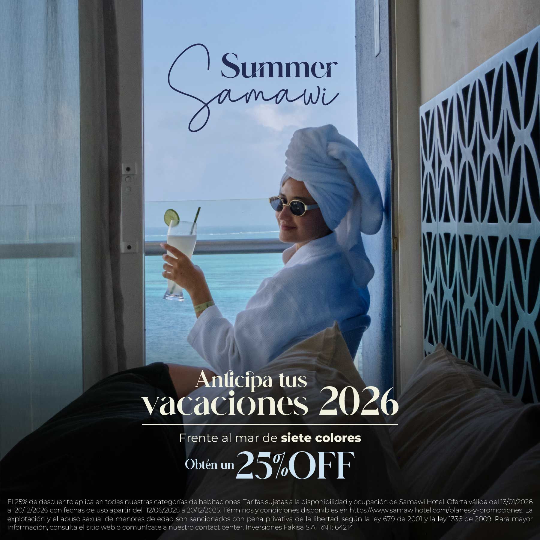 Reserva en San Andrés con el 20% de descuento en Samawi