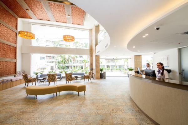 Recepción Hotel Samawi San Andrés Isla