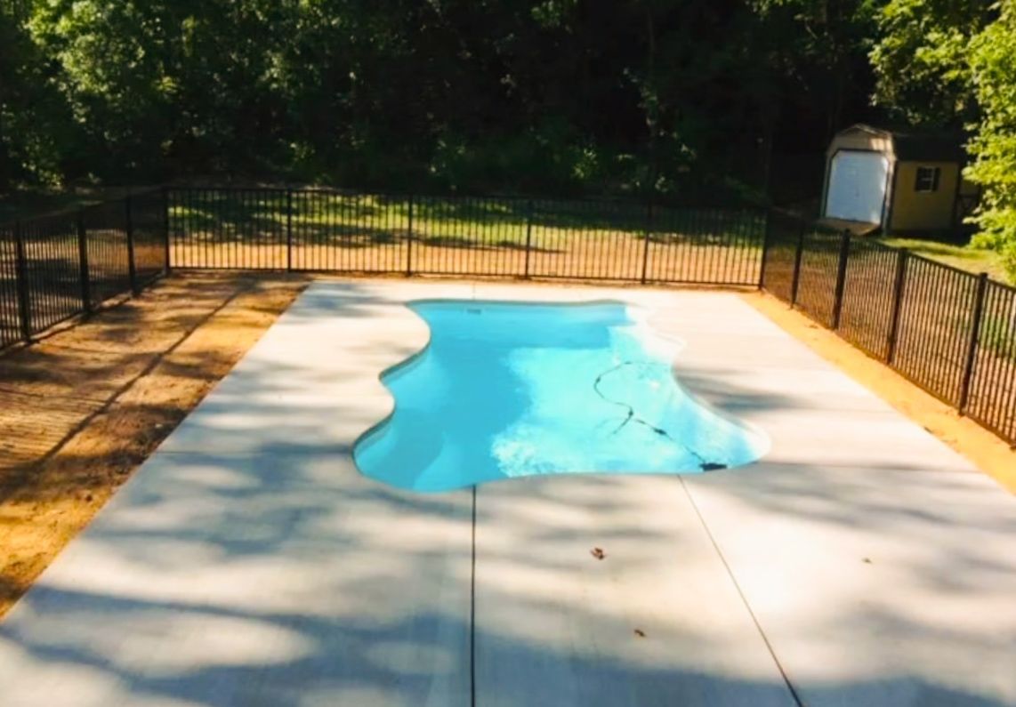 Aluminum Fence installation