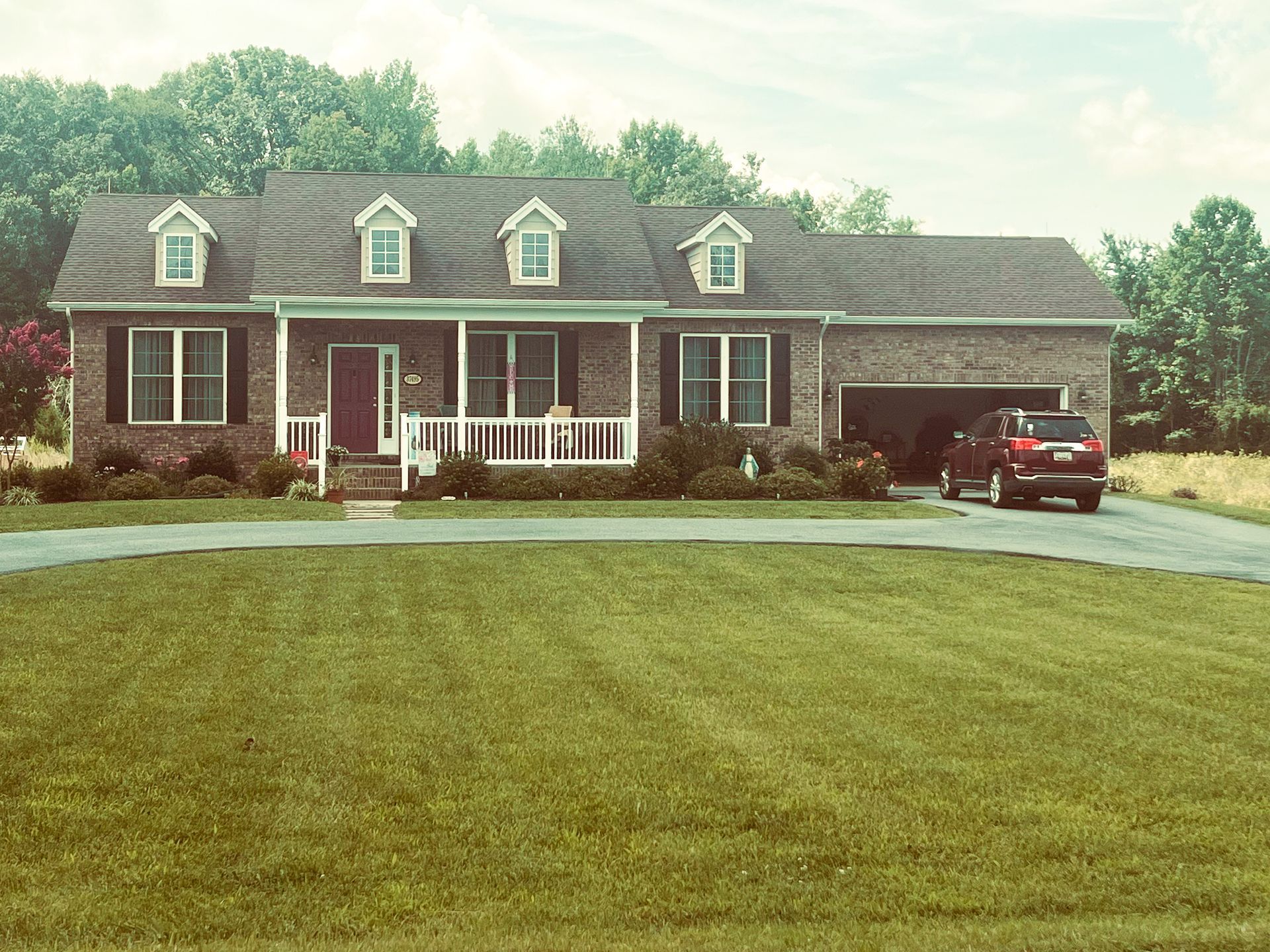 font porch by Bowles Fence