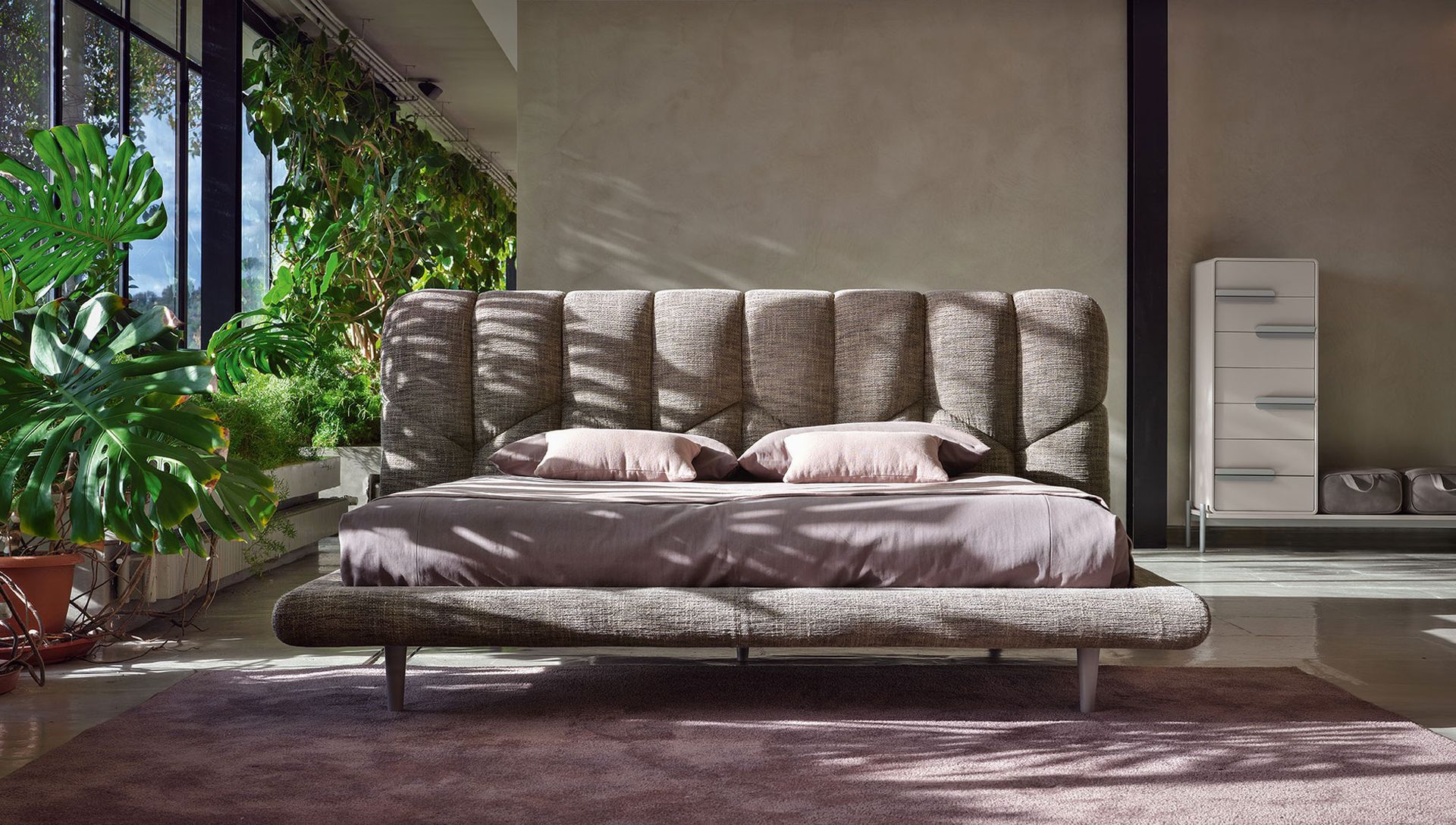 letto con imbottitura