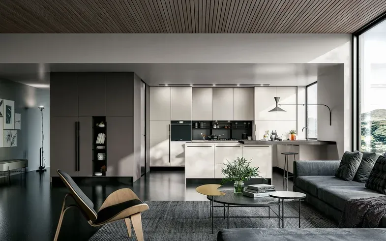 cucina bianca moderna