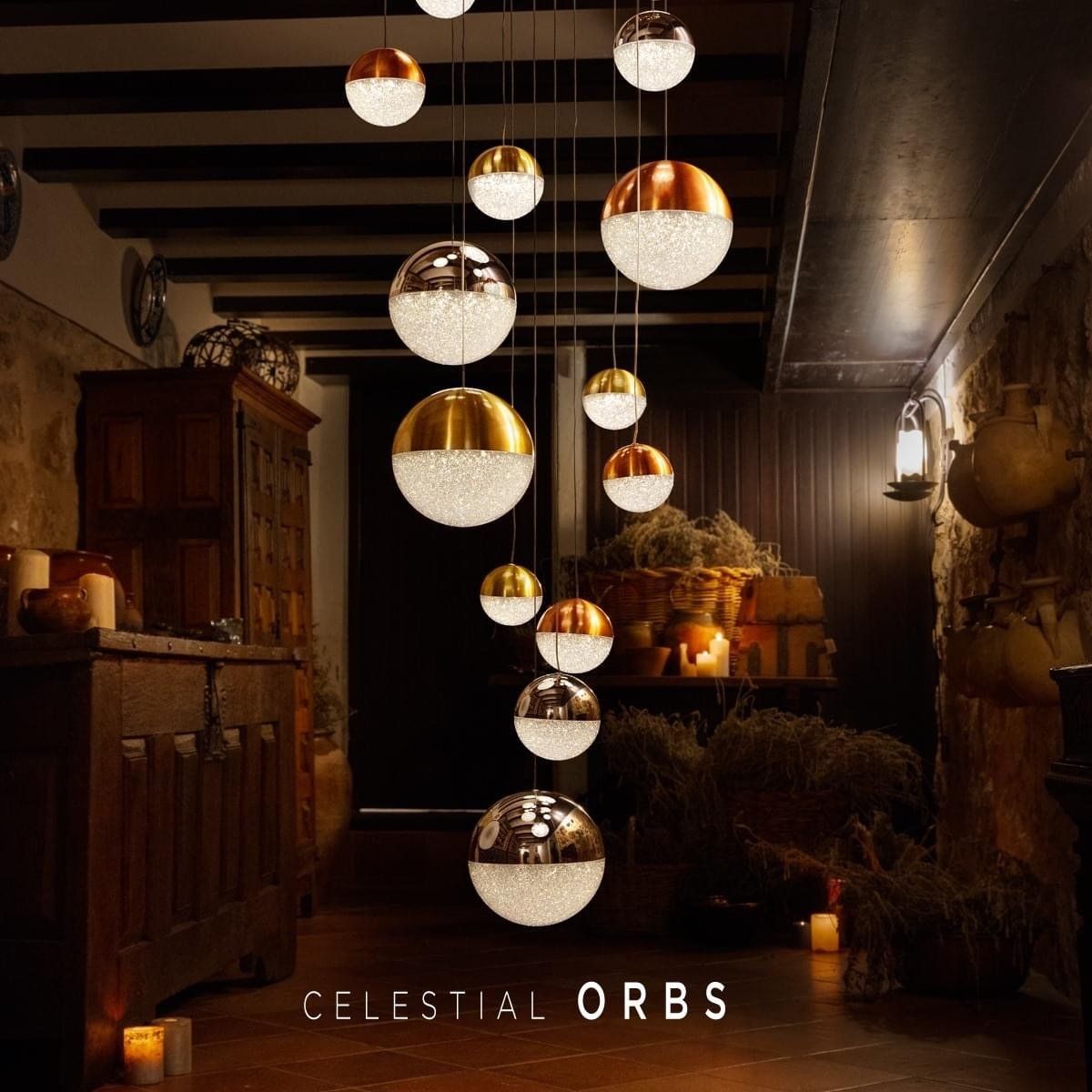 lampadari celestial orbs