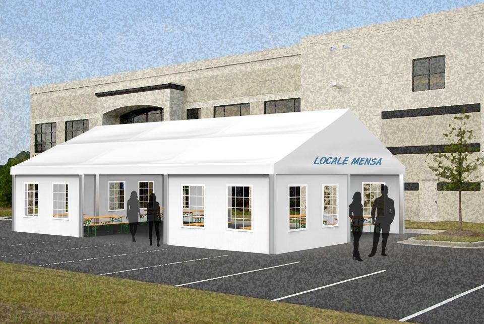 Locale mensa provvisorio