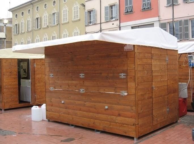 Chiosco in legno