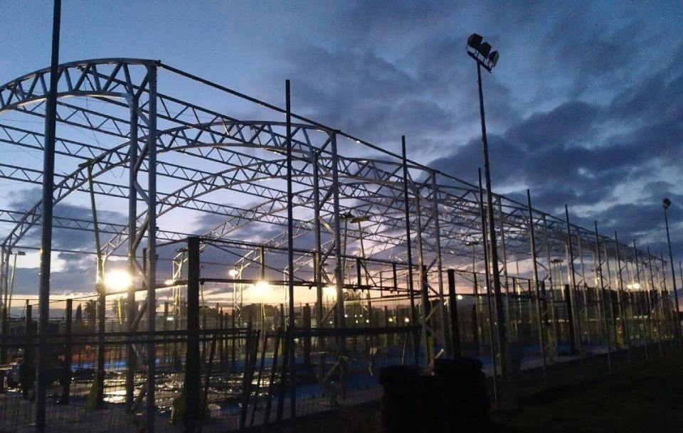 Esterno campo da padel