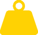 Yellow weight icon