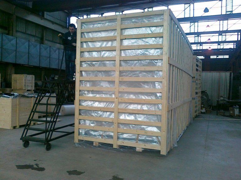 Gabbia in legno per spedizioni