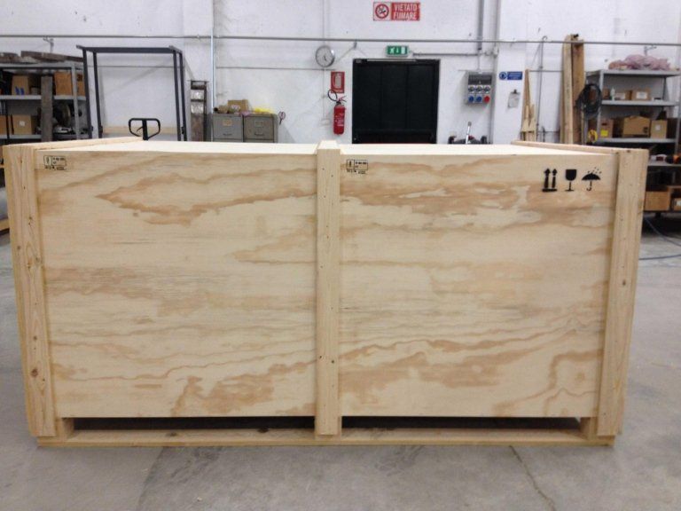 Cassa di legno per trasporti