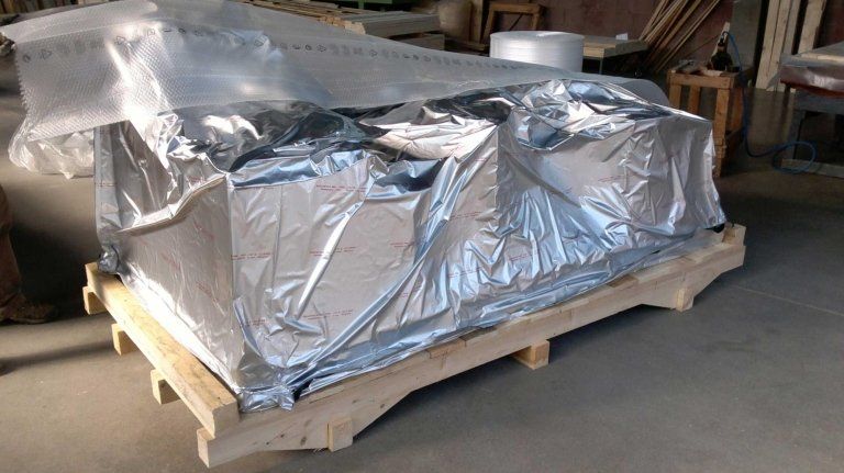 Pallets in legno coperti