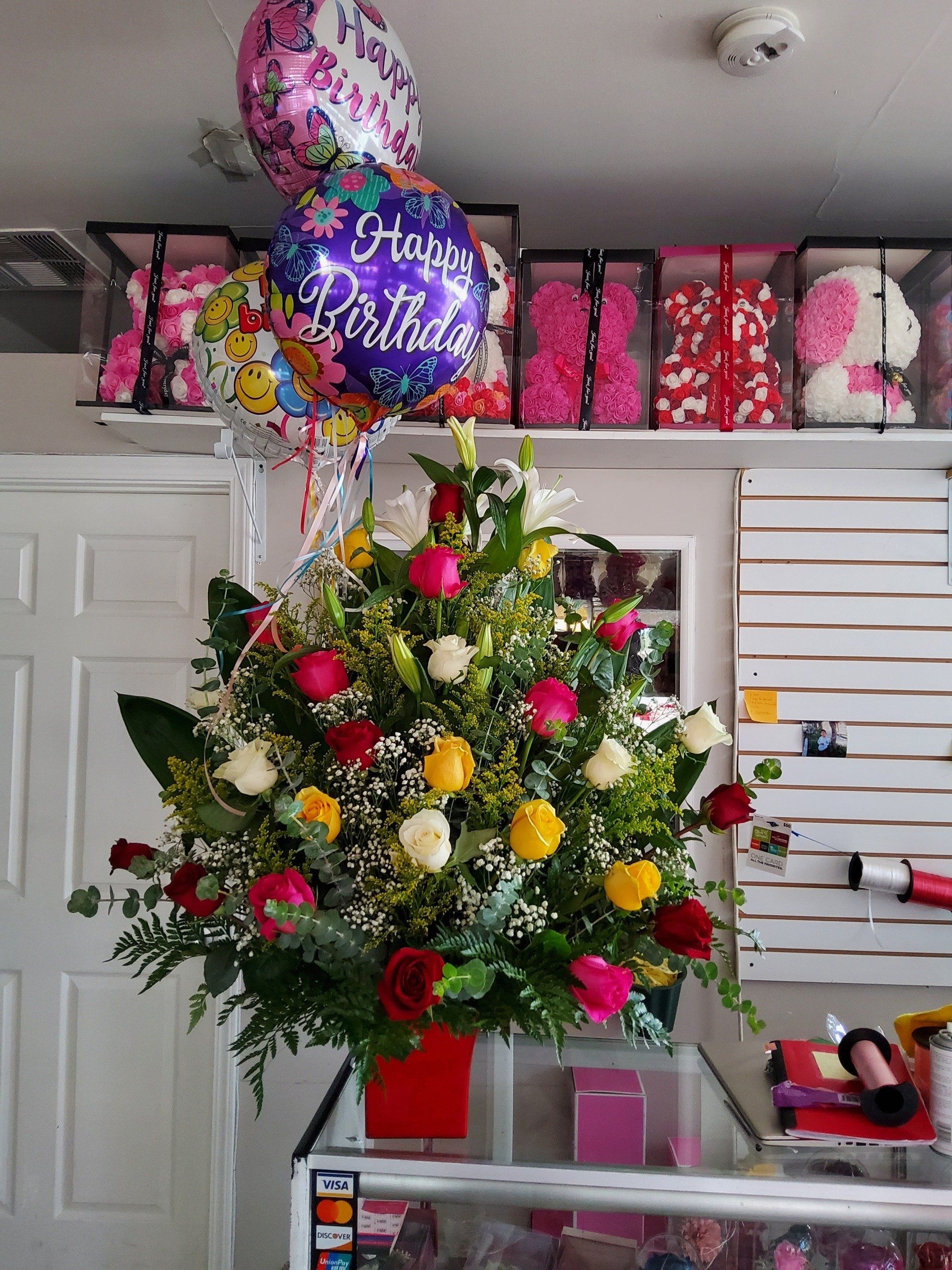 Birthday Flowers Sunflower Florist Orange CA