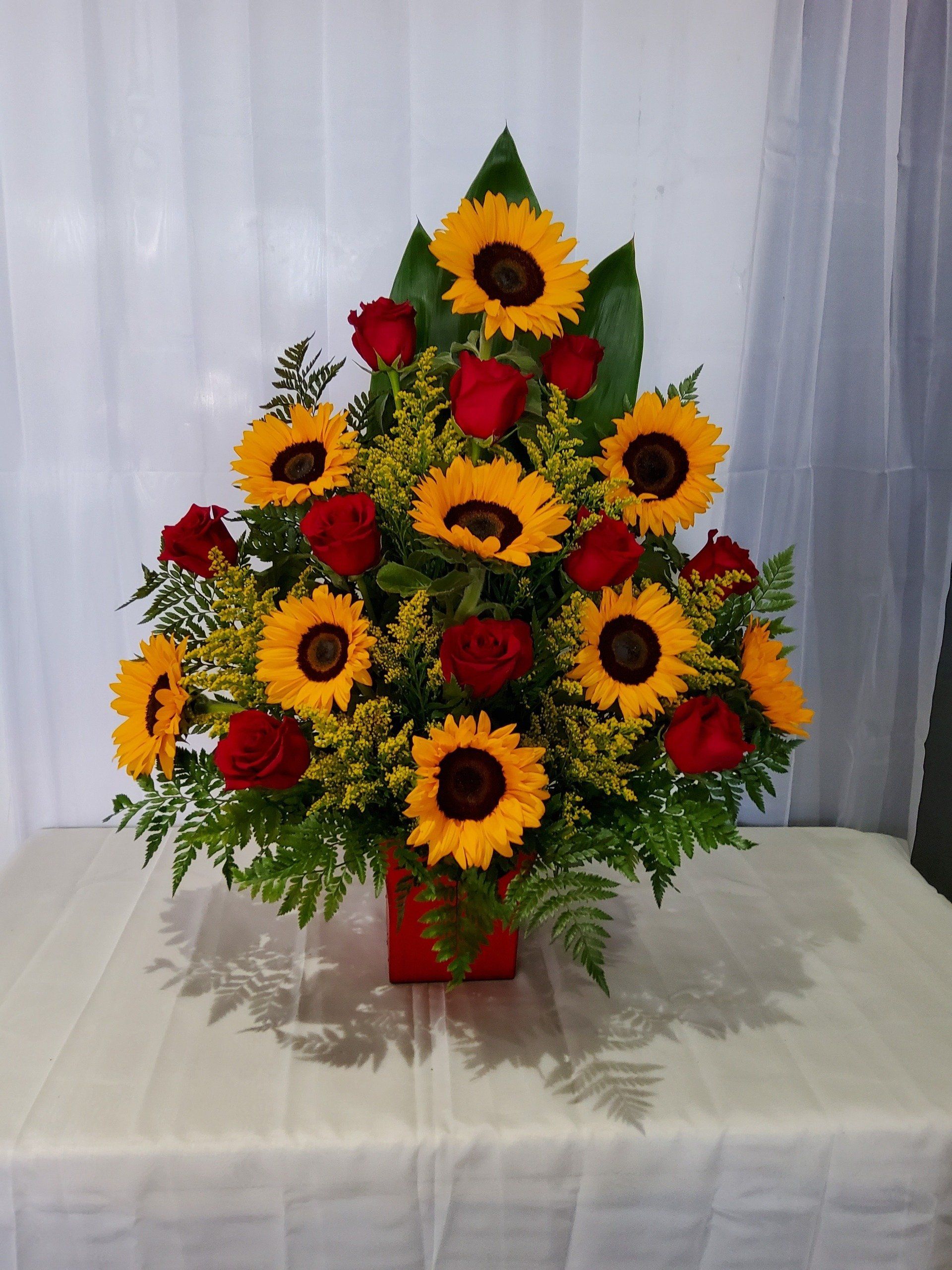 Fall Flower Arrangements Sunflower Florist Orange CA