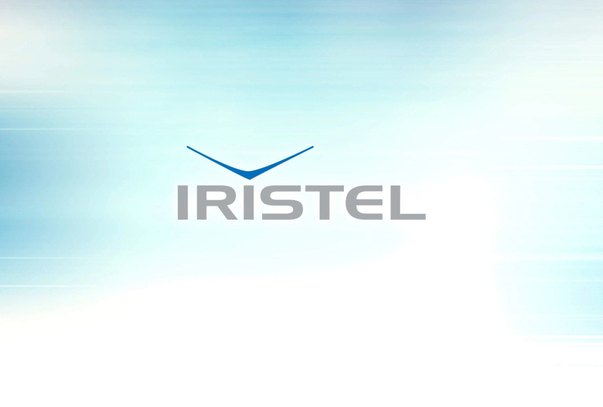 Iristel on colorful background - Logo