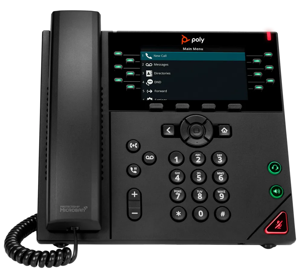 corded phone, a hardware that can be used with our  VoIP phone solutions.