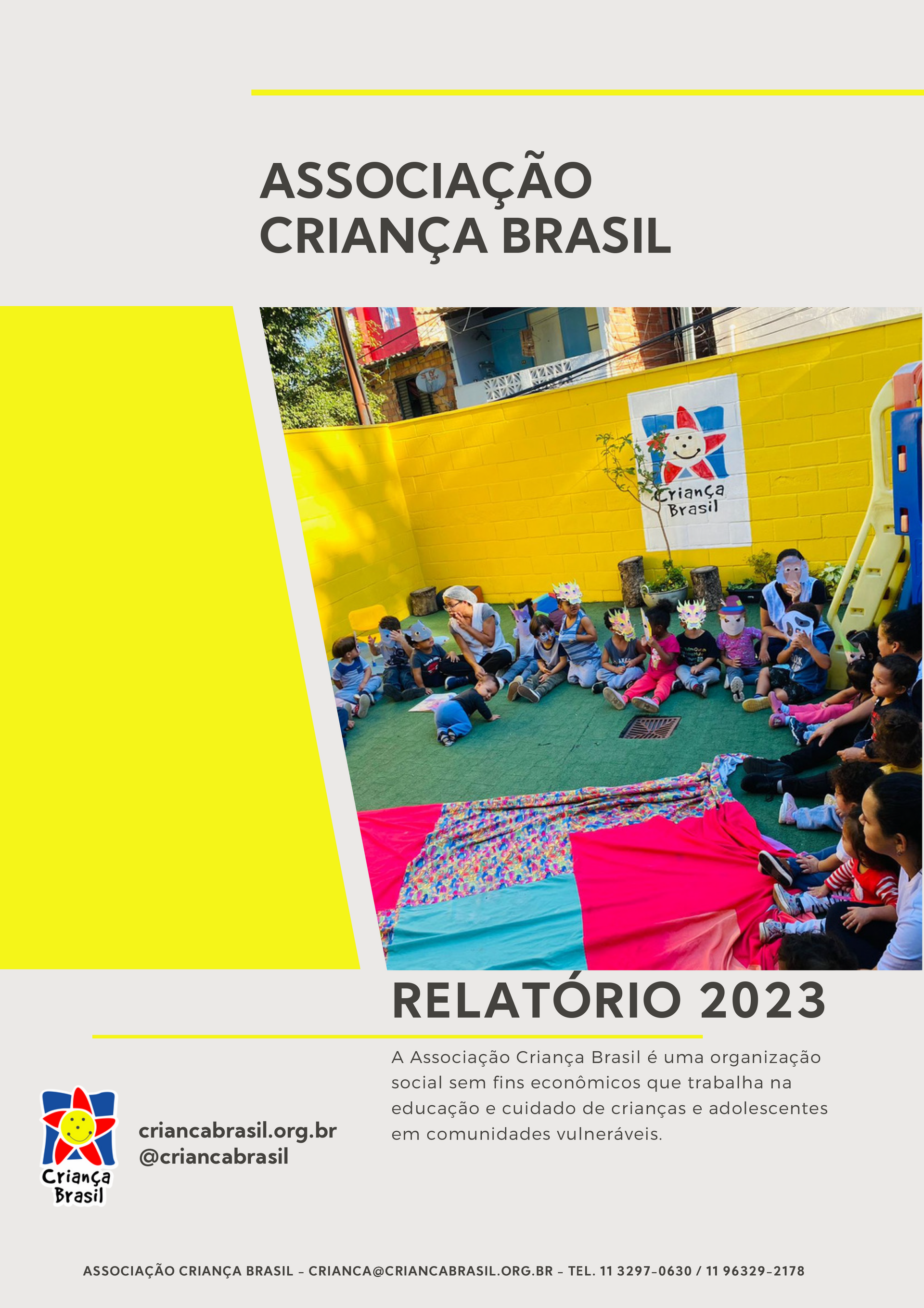 Um grupo de crianças está sentado em círculo na capa de um livro.