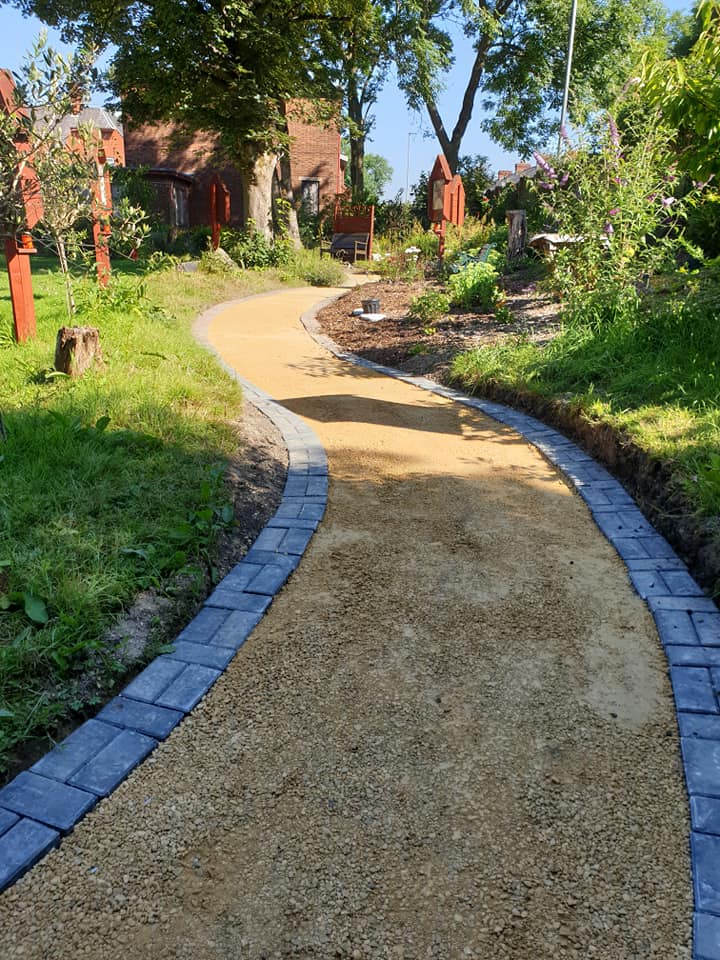 Sacred Heart Garden path