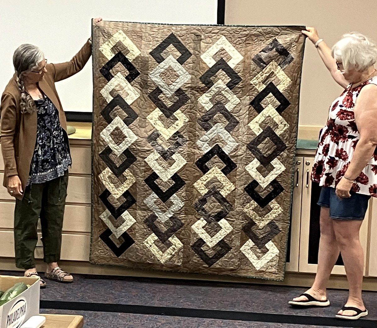 A donation quilt by Heart of the Basin a Quilters Guild in Klamath Falls Oregon