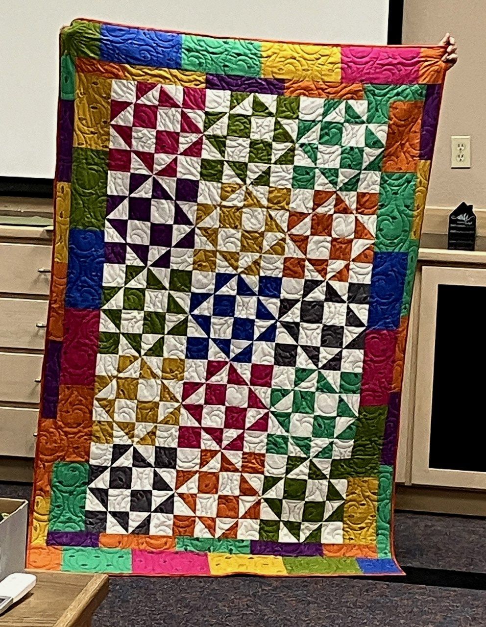 Multi Pinwheels Quilt in Klamath Falls Oregon