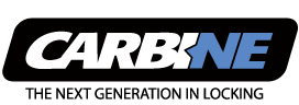 Carbine logo with white text on a black rectangle, blue "NE" and tagline "The Next Generation In Locking".— Locksmiths In Thuringowa Central, QLD