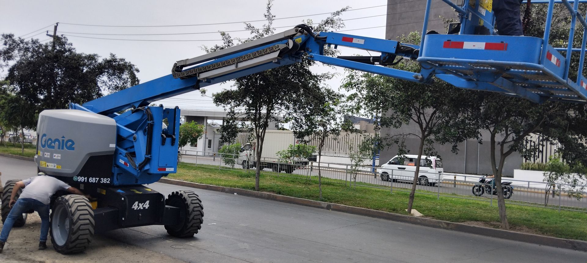 Manlift para obras y mantenimiento en altura