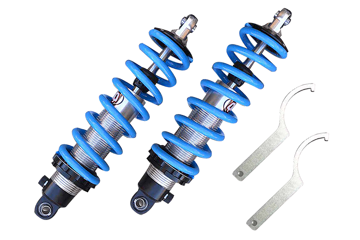dual adjustable coil overs & spanners