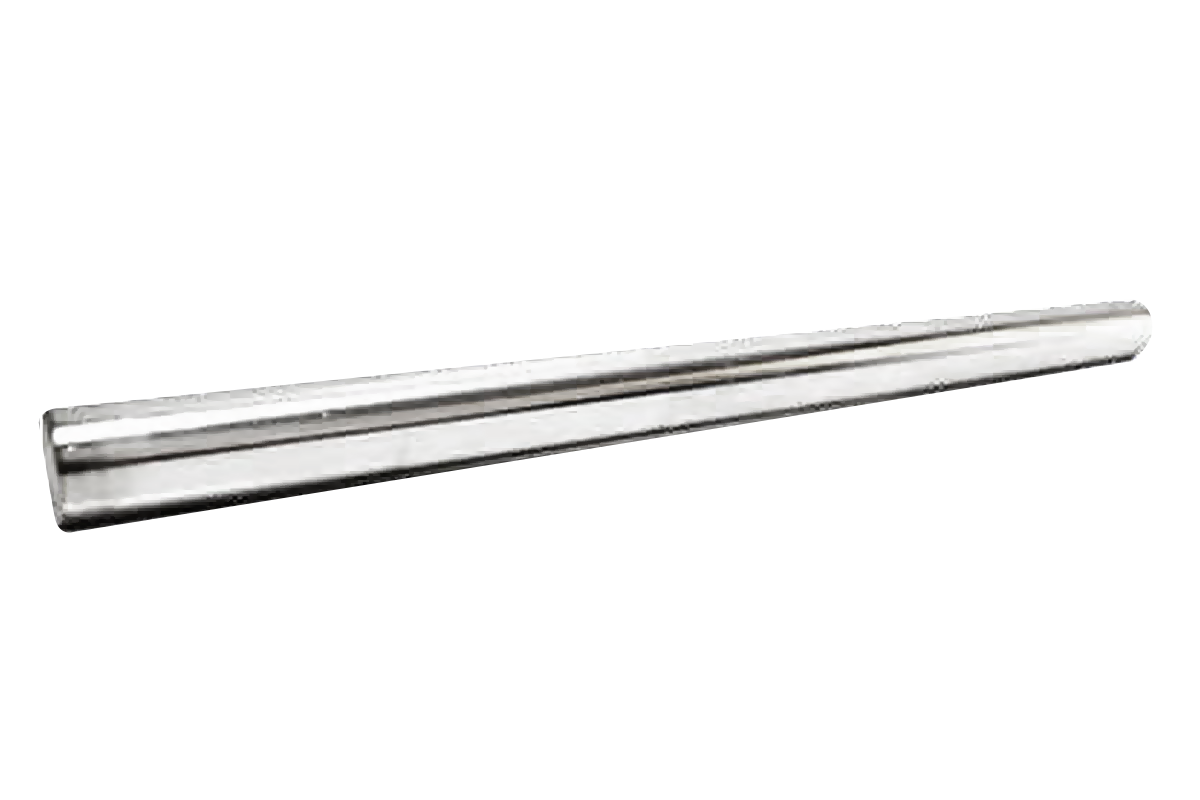 polished stainless steel bar
