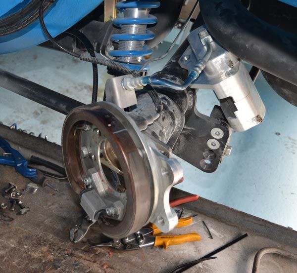 dismantle rear brakes 10