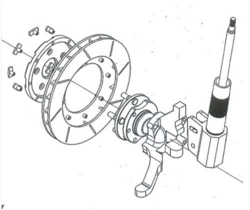 HO2 hub and knuckle suspension