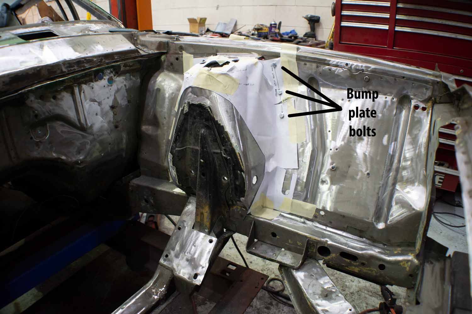 place template on car 1