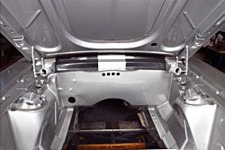 silver 67 notched Mustang