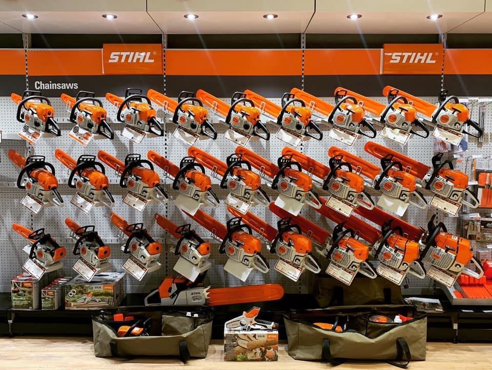 Display of Stihl Chainsaws — FarmCare in Mullumbimby, NSW