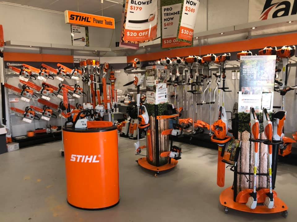 Stihl Outdoor Power Equipment Display — Farm Equipment Experts In Ballina, NSW