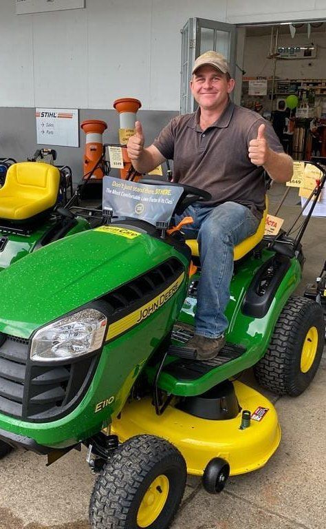 Mower with Free Blower and Chainsaw — Farm Equipment Experts In Mullumbimby, NSW