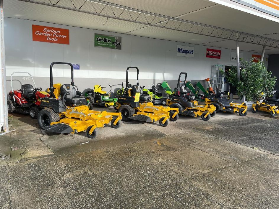 Yellow Ride On Mowers — Farm Equipment Experts In Mullumbimby, NSW