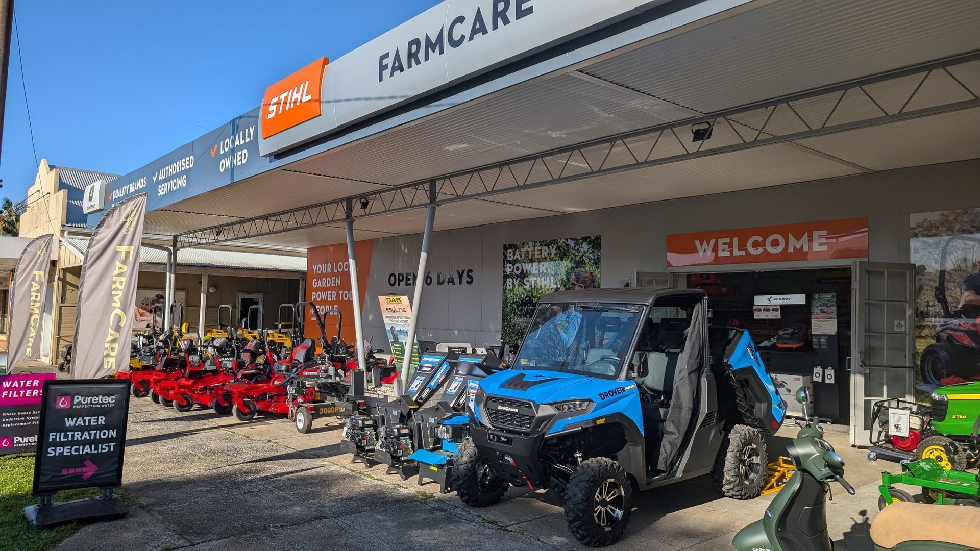 Red & Black Push Mower — FarmCare In Mullumbimby, NSW