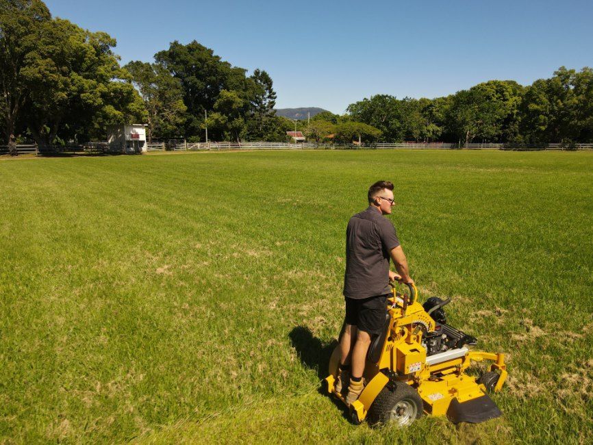 Man Cutting Tree with Chainsaw — FarmCare in Mullumbimby, NSW