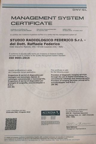 certificato di qualità