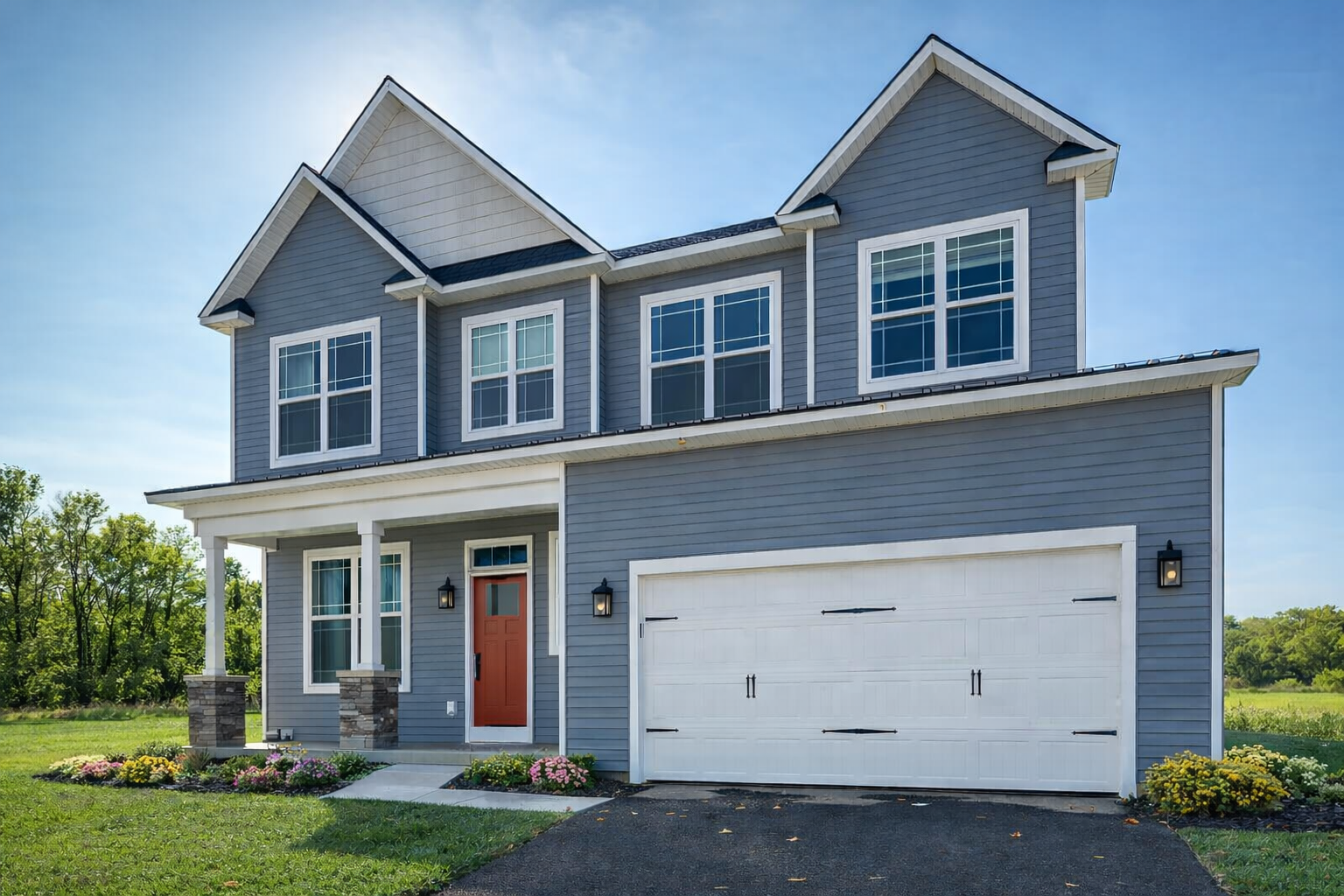 Hamilton Front Exterior | Cornerstone Homes | Clay, NY