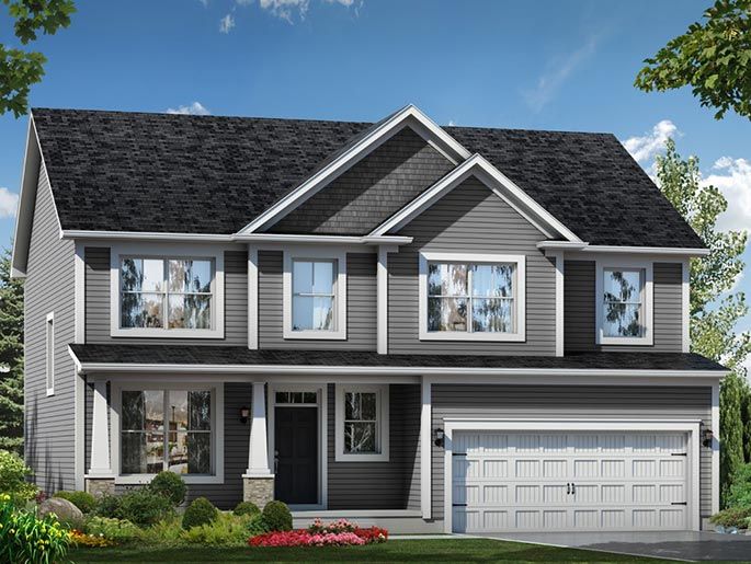 The Hamilton Front Elevation | Cornerstone Homes | Clay, NY