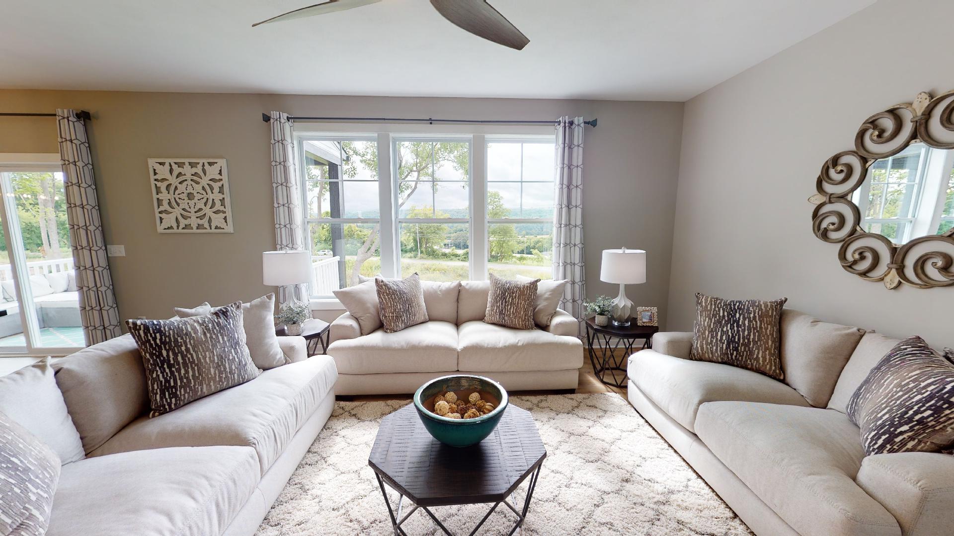 2 couches, loveseat, and coffee table