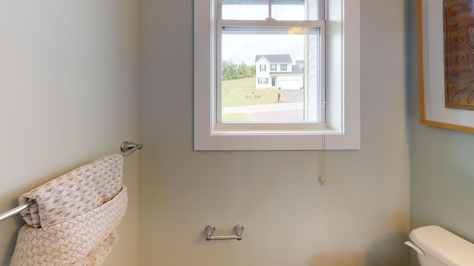 window next to toilet